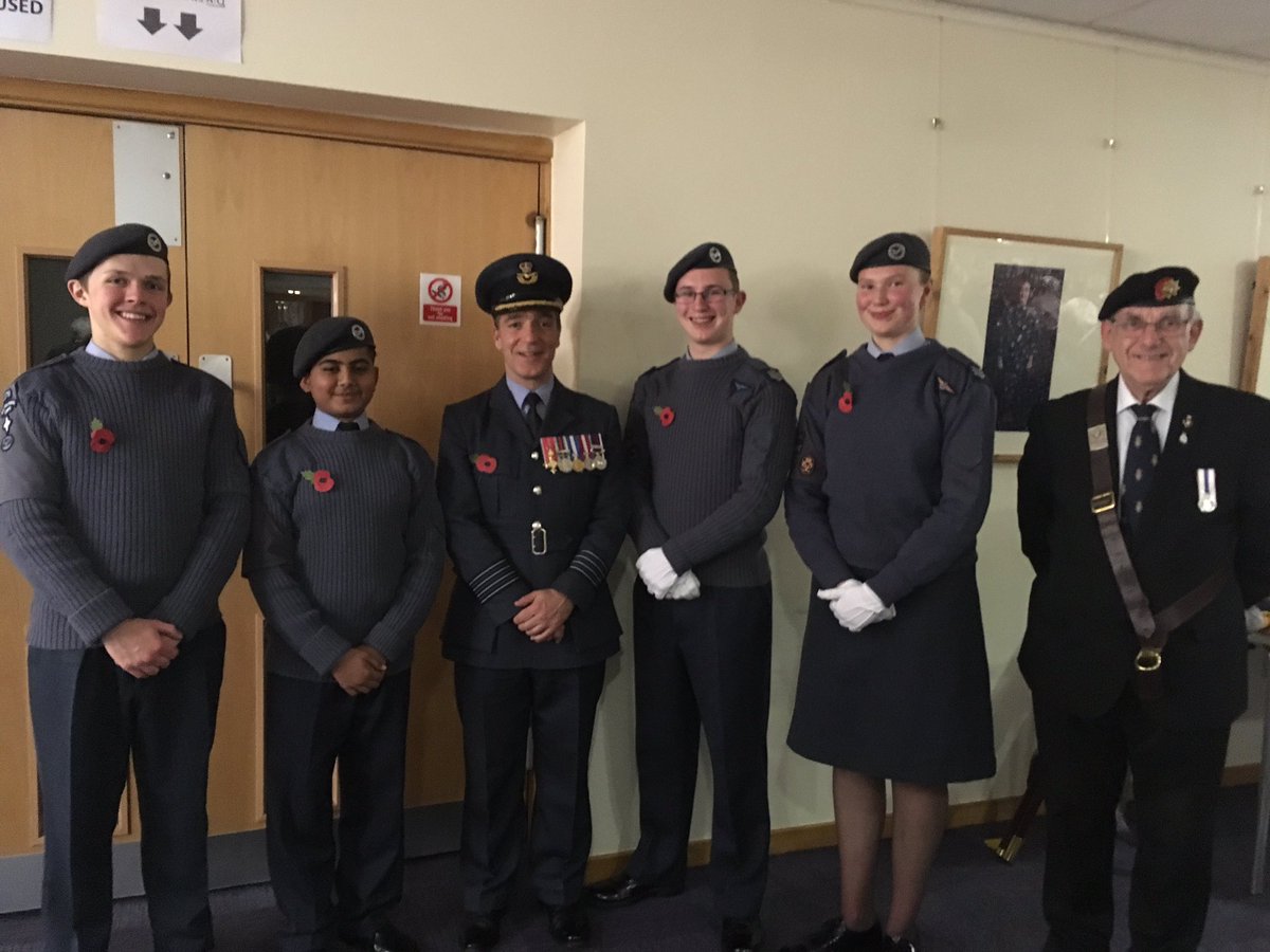 Great turn out by 2497 Sqn Dawley ATC Sqn at this evening’s Festival of Remembrance <a href="/TelfordTheatre/">Telford Theatre</a> <a href="/aircadets/">RAF Air Cadets</a>