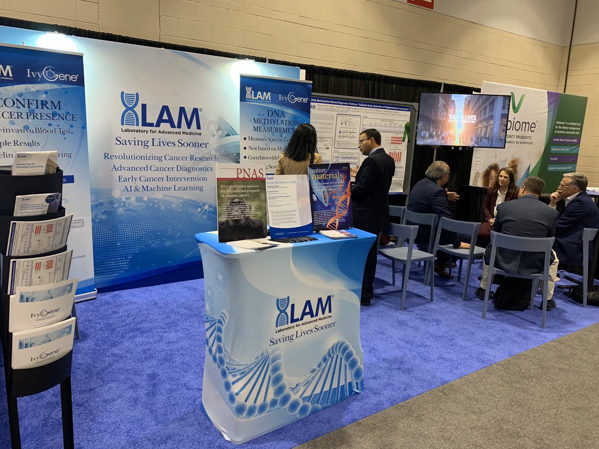 heliogenomics's tweet photo. We had a great time yesterday at the @AASLDtweets #Liver meeting networking with everyone at our booth and “Poster of Distinction”.
Thanks to everyone who stopped by to learn more about our work to end #cancer.
#BeatCancerEarly #Stage4NoMore https://t.co/W8sfEoaqEb