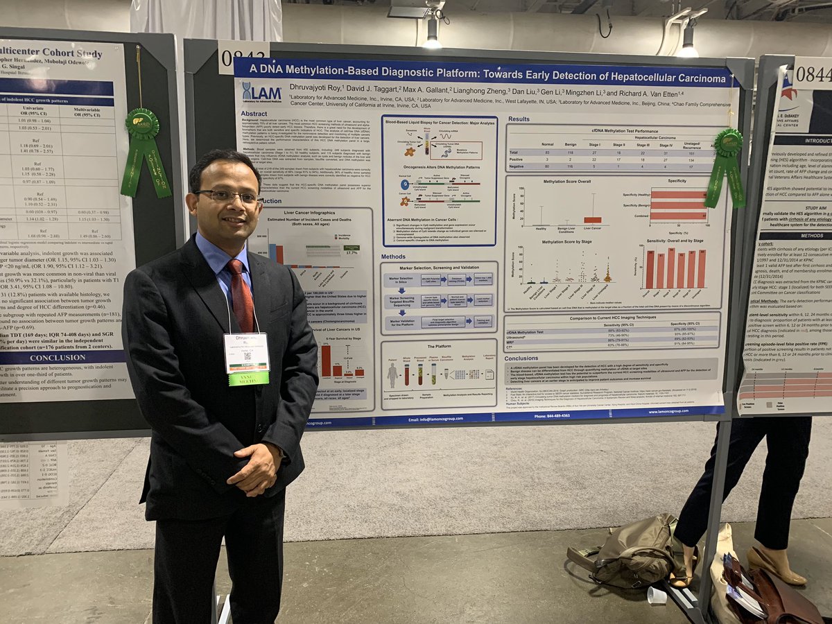 heliogenomics's tweet photo. We had a great time yesterday at the @AASLDtweets #Liver meeting networking with everyone at our booth and “Poster of Distinction”.
Thanks to everyone who stopped by to learn more about our work to end #cancer.
#BeatCancerEarly #Stage4NoMore https://t.co/W8sfEoaqEb
