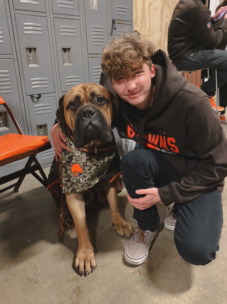 dogfather's tweet image. had to come support the boy during his debut game. he did very well