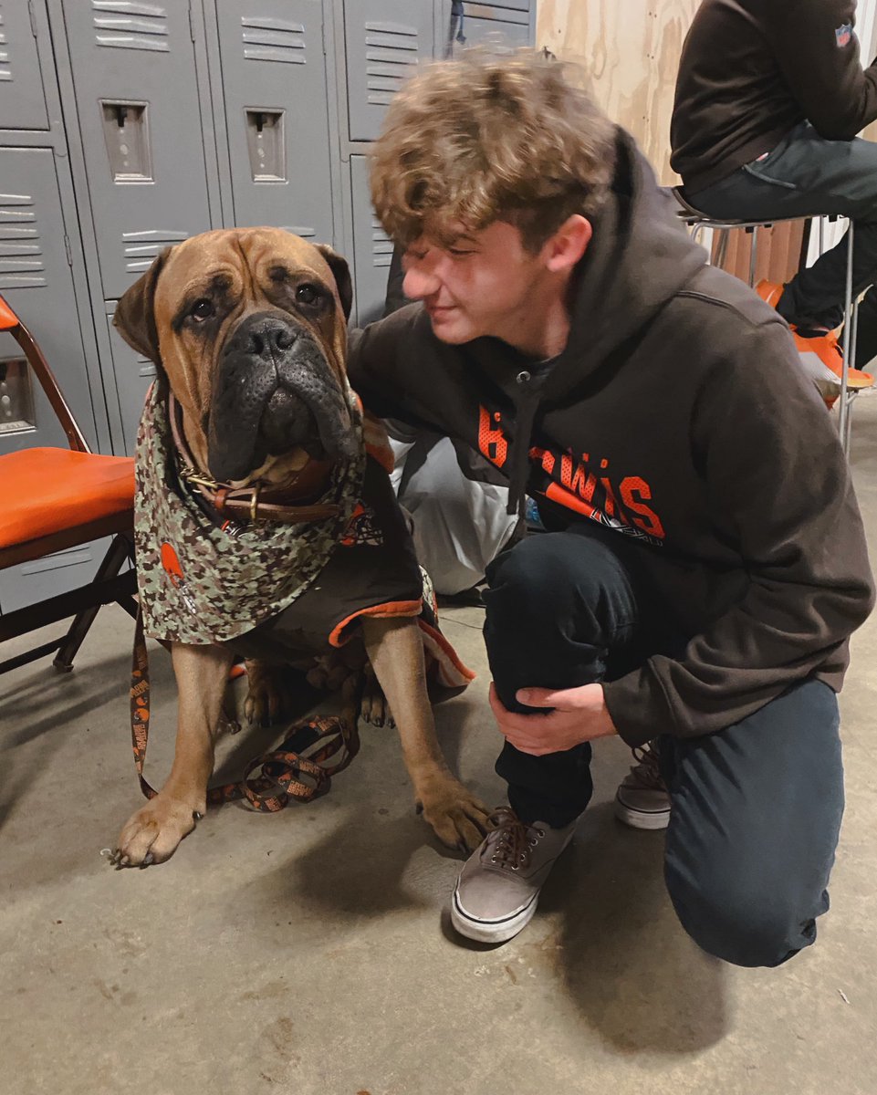 dogfather's tweet image. had to come support the boy during his debut game. he did very well