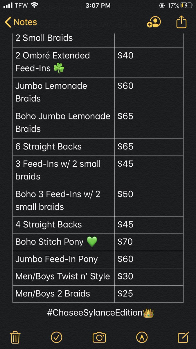 chasee_s's tweet photo. updated pricelist &amp; booking info ✨, appointments are available (read before booking) https://t.co/emMkiYkklf