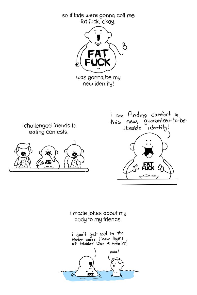 comic : "you will always be a fat fuck" 3 