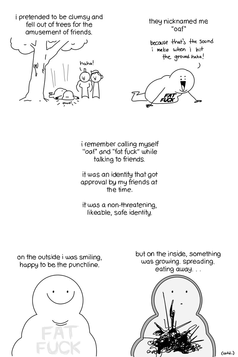comic : "you will always be a fat fuck" 3 