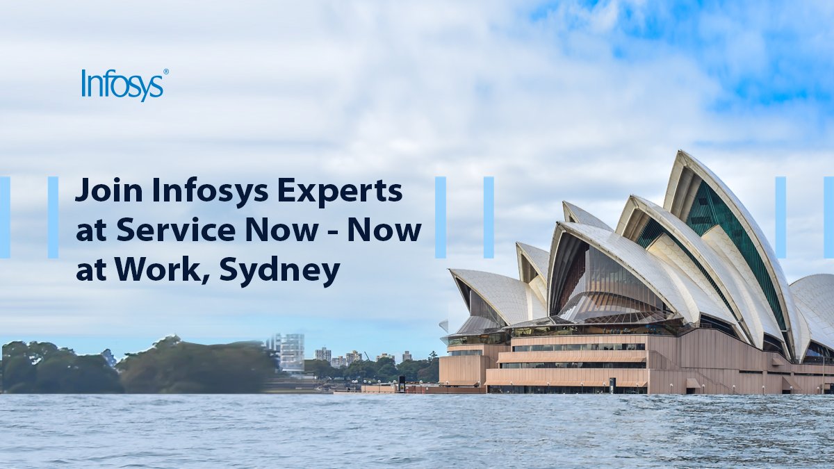 InfosysAusNZ's tweet photo. Infosys #BacktoBox offering helps businesses accelerate #ServiceNow deployments by up to 2x. Learn from our experts at #NowatWork19 Sydney on 14th November at #ICCSydney: https://t.co/9bf2loMLBh @Know365 @ServiceNowANZ https://t.co/91CePnEoXA