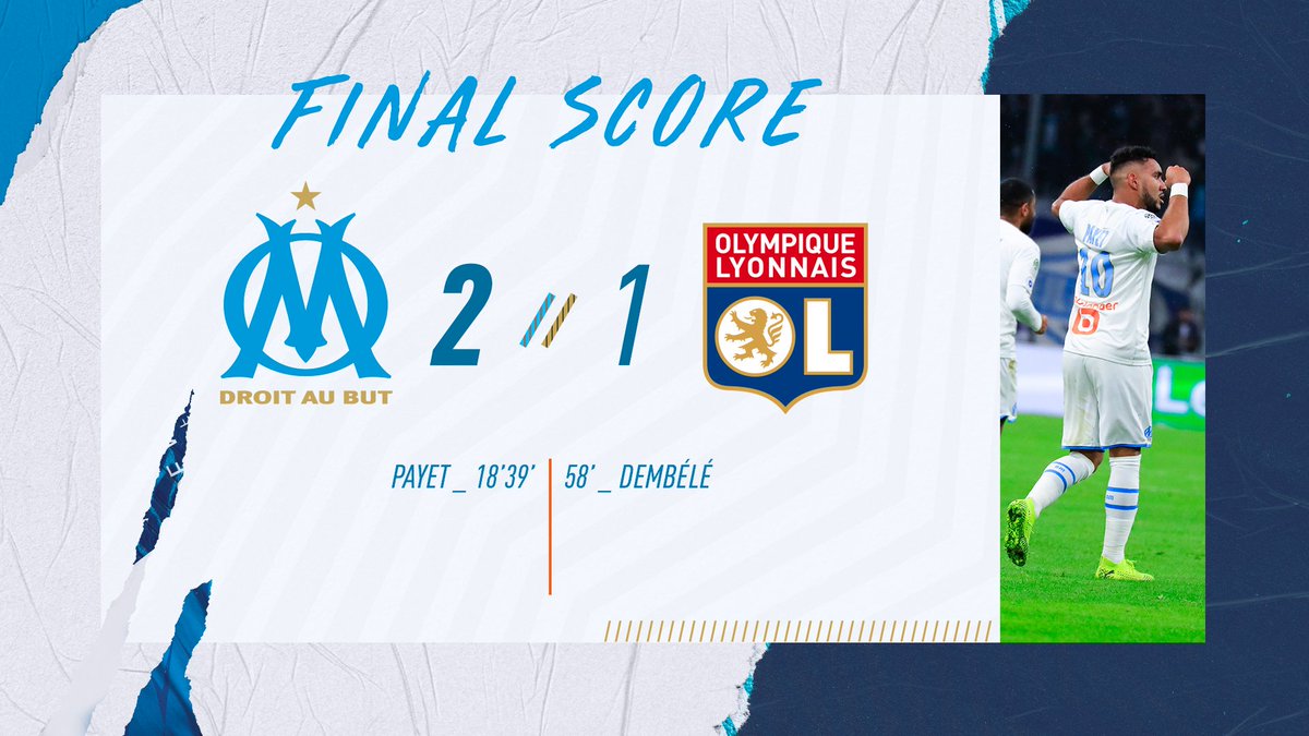 ⏱90+5 | #OMOL 2️⃣-1️⃣

FINNNNNN DU MATCH 

🔥L’OM s’impose à 10 et prend la deuxième place du championnat. 

Quel match de nos Olympiens !!

💥SAH QUEL PLAISIR 😍