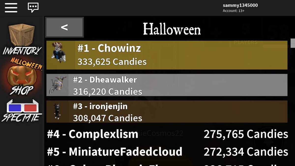 sammy1345000's tweet photo. @NikilisRBX I don’t understand how people are managing to get this much candy without buying it? I play a lot and I’m only just on tier 39 and I’ve still got to get the 80,000 for the godly NEVER GONNA HAPPEN!!! https://t.co/Zq9wM5mPah