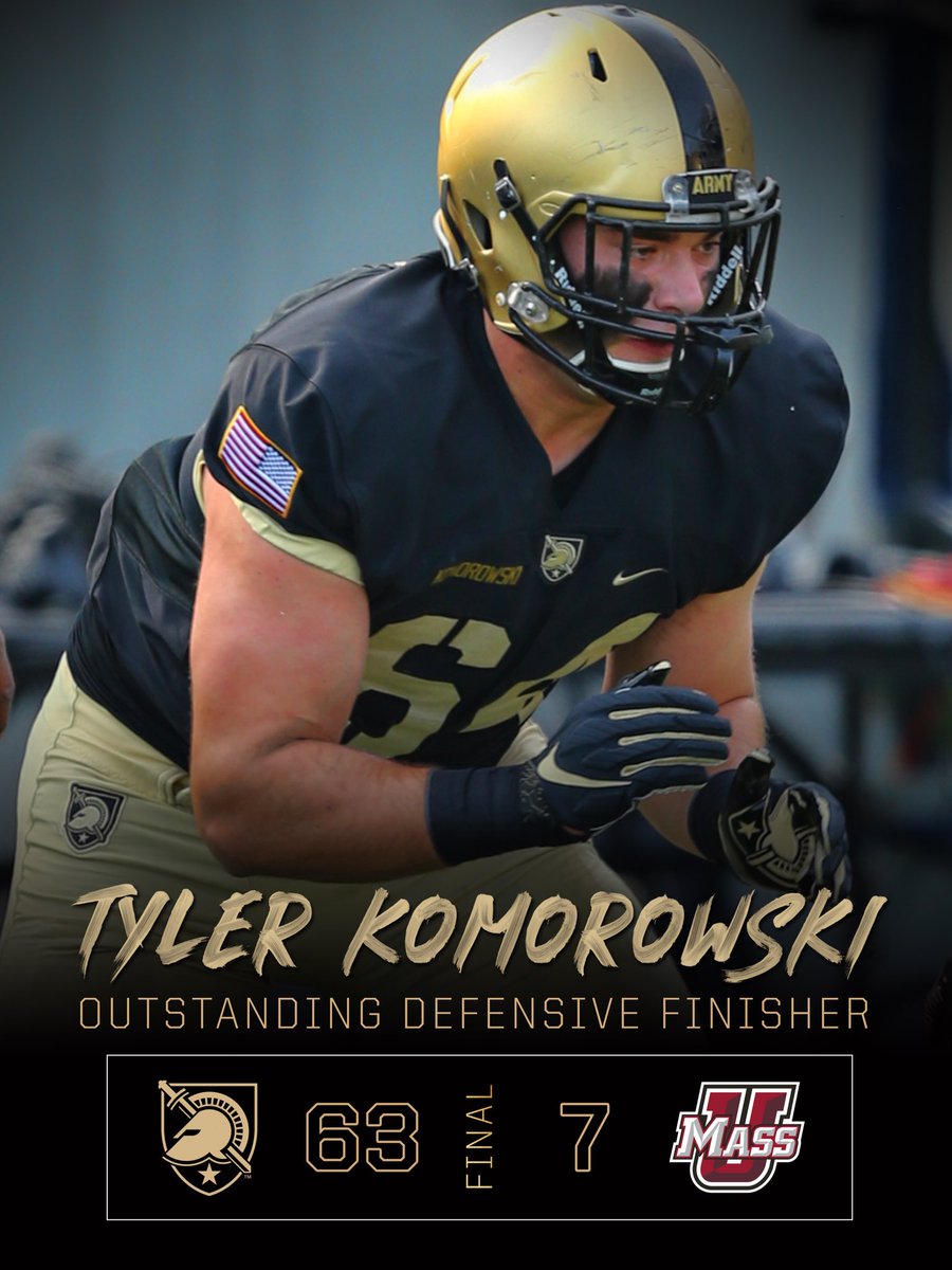CoachJeffMonken's tweet photo. This ⁦@ArmyWP_Football⁩ DL saw his first action of the season on Saturday. Great future ahead for Tyler! 🏴‍☠️ https://t.co/gNEXboEXKb