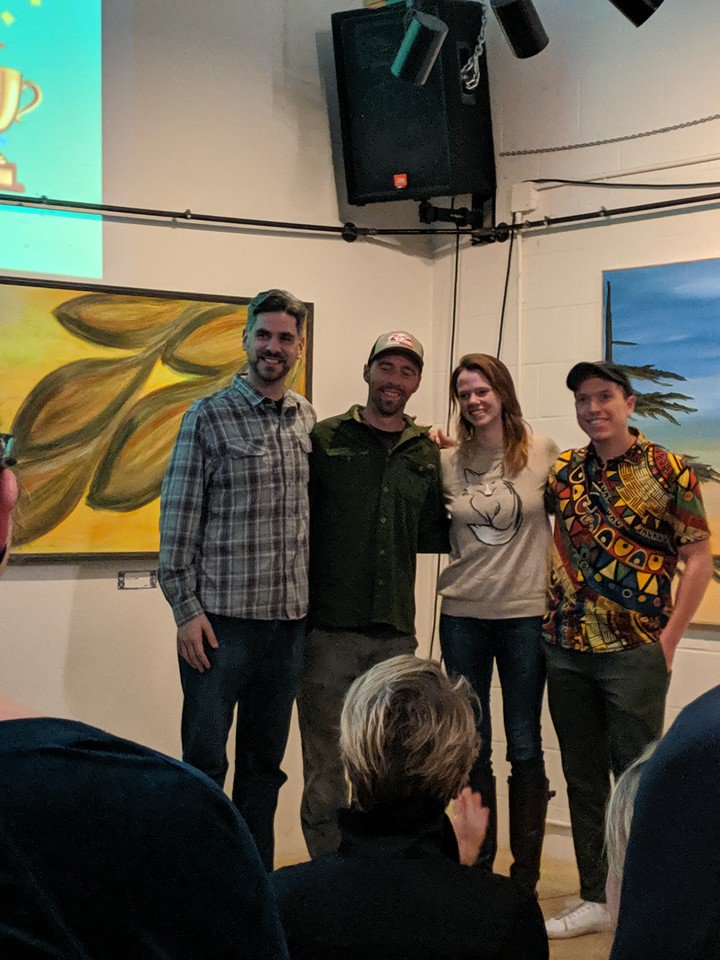 Our winning team!! They created a performance enhancing mushroom jerky and impressed everyone with their market research and product viability. Congratulations to SuperShroom!!