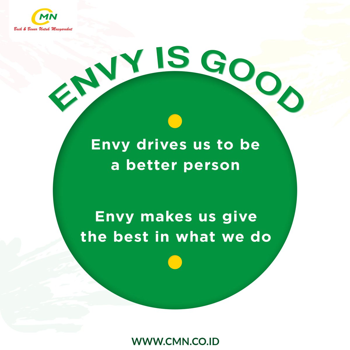 InfoCMN's tweet photo. If we can channel the envious energy to the right direction, to drive us for going extra miles in what we do. Make use of it, DON'T  be obssesed over it.
.
.
.
#quotesoftheday #relatblequotes #inspiration #motivation #empowerment #empowering #quotestoliveby #lifequotes tlife https://t.co/EzUA90ptQo
