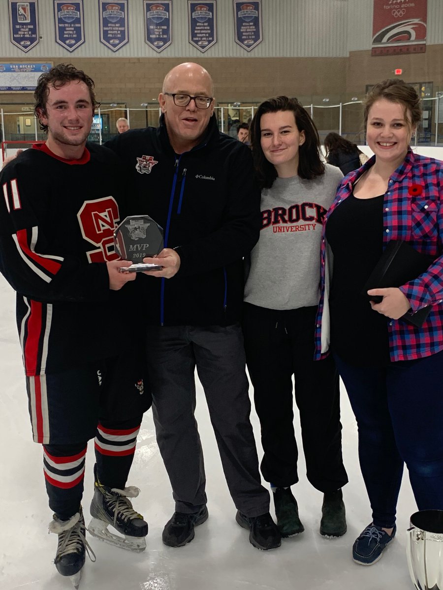 TAKING HOME THE 2019 <a href="/RussellTourney/">Russell Tourney</a> HARDWARE🏆 (Riley Johnson earns himself the MVP, too😎)

Huge thanks to @ACCHockey and Stephen's family for an incredible weekend of this great game. Glad to play for a great purpose. 

#Icepack || #CawlidgeHawkey