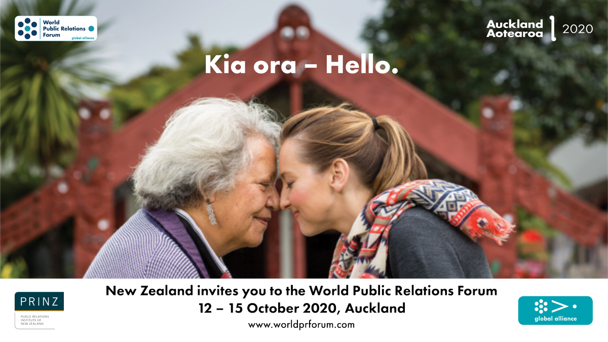 CPRAofficial's tweet photo. PRIAcon exhibitor @PR_InstituteNZ is co-hosting the @WorldPRForum 2020 with @GlobalAlliancePR in Auckland, 12-15 October, where PR/Comms professionals from around the globe will gather to share, learn and connect with courage. https://t.co/159v5l3fay #globalPR #internationalcomms https://t.co/EKN99u2gjY