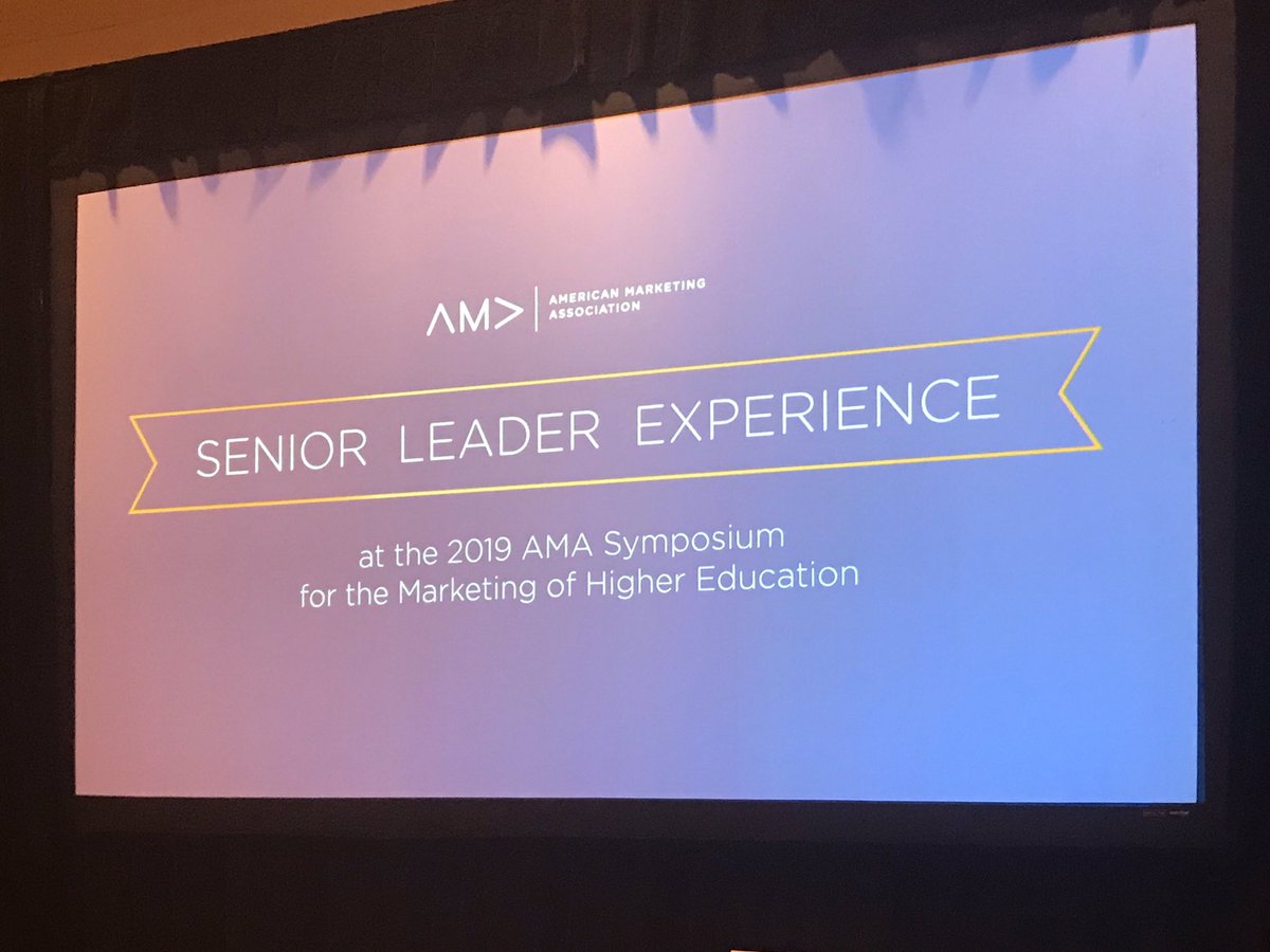 Excited to be part of the #AMAhighered senior leaders experience at this year’s conference. Looking forward to learning from some of the best. Thanks #LinkedIn and others for sponsoring this. 

 #digitalmarketing #marketing