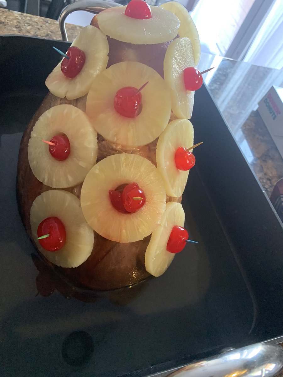 hartnett's tweet image. Not writing related but it’s #Ham for days! #CookMore #SundayDinner #FeedMe