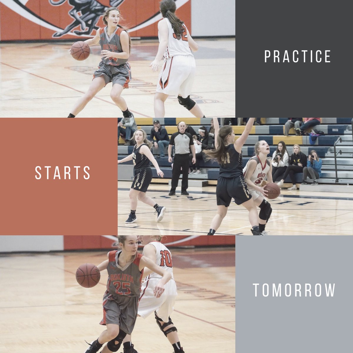 DuluthEastGBB's tweet photo. PRACTICE STARTS TOMORROW! 🏀 https://t.co/7WjeY5dsUn