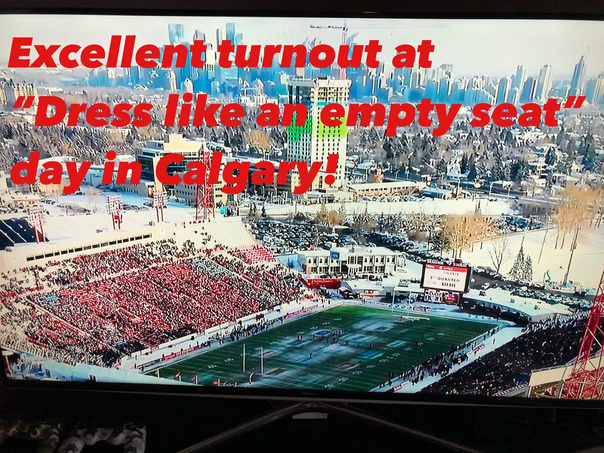#CFLPlayoffs #CFLgameday #Stampeders #Bombers