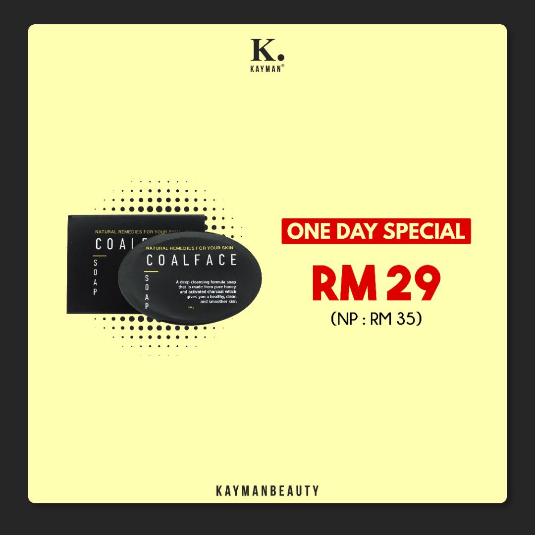 nayhpzh's tweet photo. SALE KAYMAN BEAUTY @kaymanbeauty . Harga sale yg xmasuk akal ni gaisss. Korang xgrab skrg memang rugi. Beli and buat stock bnyk2🤪senang lepas ni bila dh habis dh ada pengganti. 🤭 
.
🚗FREE COD🚗
Uitm Shah Alam 
Seksyen 7
Neary by area

Click this link👇🏼
https://t.co/uvheCcYF0V https://t.co/bVa5tk7uzK