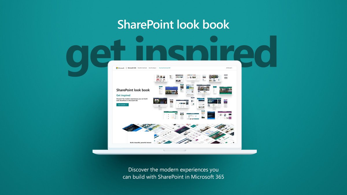 We've released a new #SharePoint look book, with even more samples for your inspiration! Check it out: msft.social/OBe2Ac