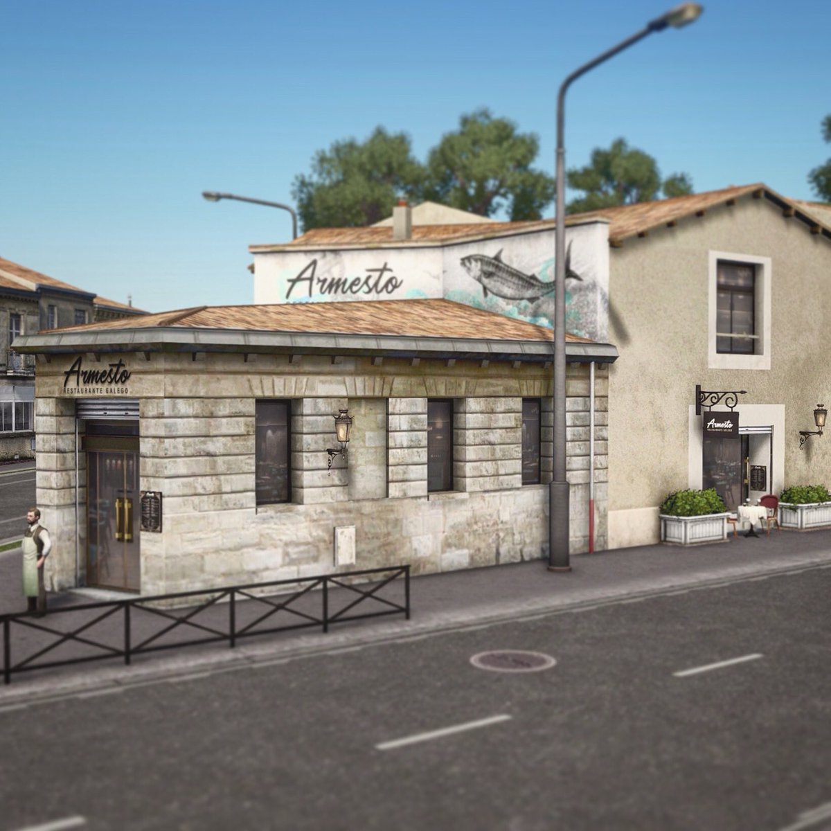 gruny's tweet image. A new Galician restaurant is ready to open in your city! 🐙
📦 steamcommunity.com/sharedfiles/fi…
#CitiesSkylines @Cities_PDX @armesto3D