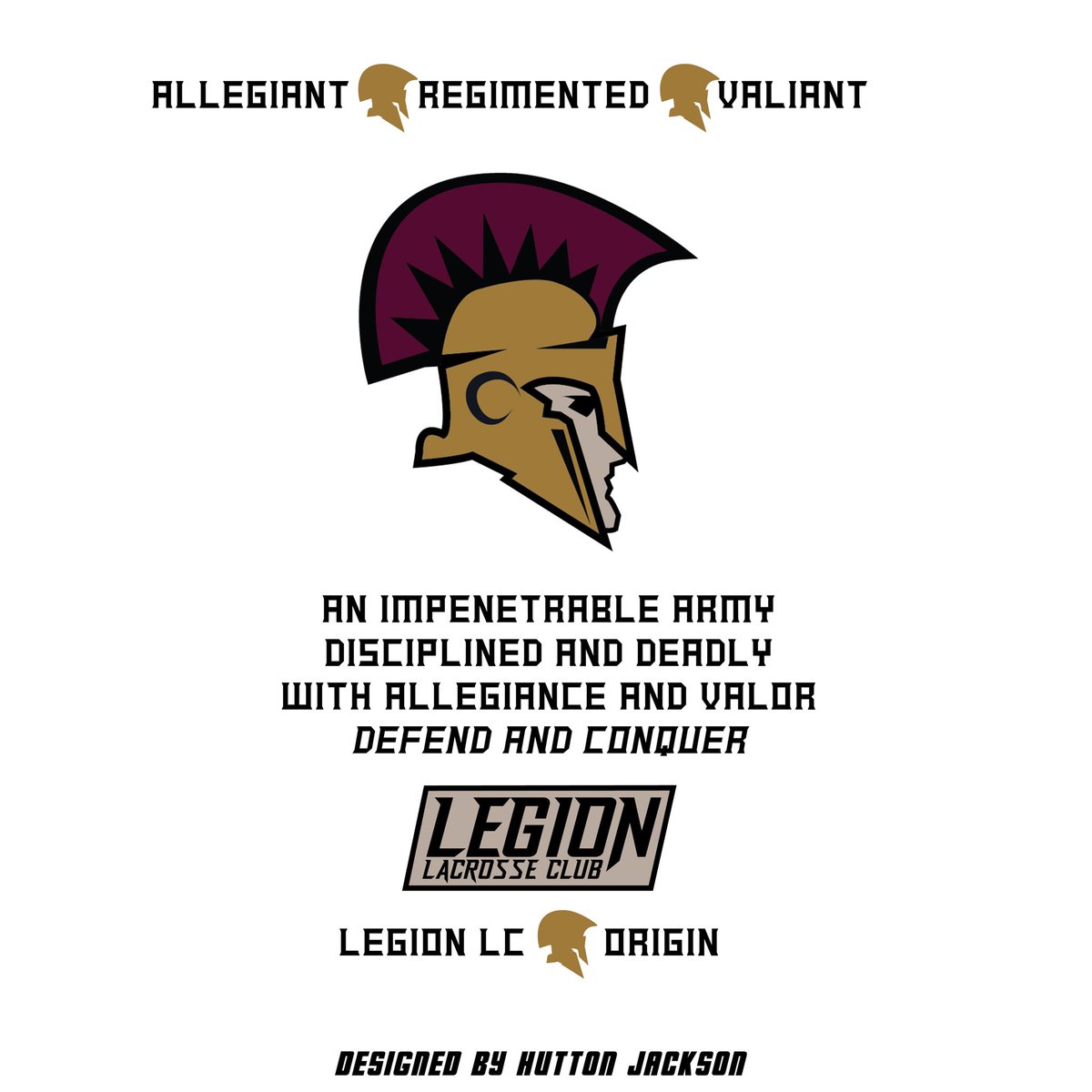 HuttonJackson's tweet photo. Legion LC ๐ก
Known for its impenetrable defense and physicality, Legion LC earns victories by dominating its matchups and creating turnovers that lead to goals at the other end of the field.
Colors: Roman Maroon, Empire Gold, Centurion Gray
#DefendAndConquer #SwearAllegiance https://t.co/Lb2Gbk14pF