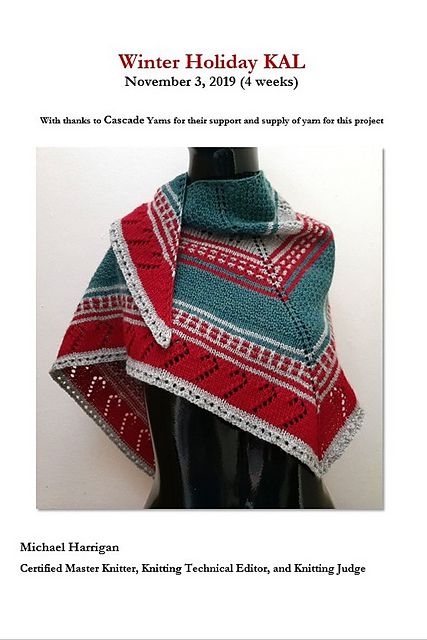 CascadeYarns's tweet image. Winter Holiday Shawl in Cascade 220 Sport by Michael Harrigan
There is still time to join the KAL! 
buff.ly/2Q1ds8B
#Cascade220Sport #shawlpattern #KnitALong