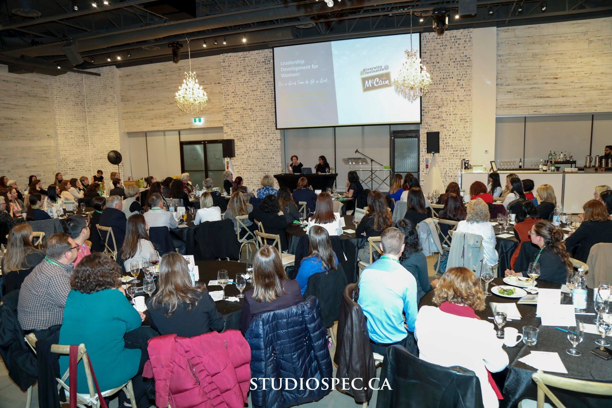WFIM_CANADA's tweet photo. What a night! An unprecedented 120 people attended WFIM's Premiere Nov 6th Network &amp; Nibble to hear McCain's Alison DeMille &amp; Poonam Kohli talk about #Leadership Development. Tickets selling fast for Dec. 4th #event. Early bird pricing ends Nov. 15th.

https://t.co/S07tZzjbCN https://t.co/FZKFzqNBzq