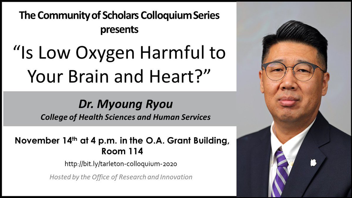 TarletonCEE's tweet photo. Don't forget to attend the Community of Scholars Colloquium Series, featuring Dr. Myoung Ryou on November 14th!
#Tarletonresearch https://t.co/Q7VW9WWaPe