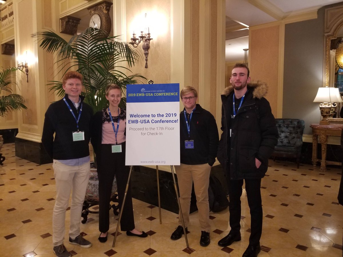 vt_ewb's tweet photo. Shout out to our EWBros for representing VT's chapter in Pittsburgh, PA this past weekend! They got to listen to various seminars related to our projects and meet a lot professional engineers that work for EWB's professional chapter! https://t.co/CN21FKtg8F