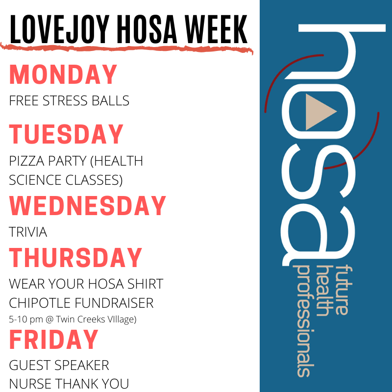 HOSA_Lovejoy's tweet photo. IT'S HOSA WEEK! https://t.co/atVgeraYCD
