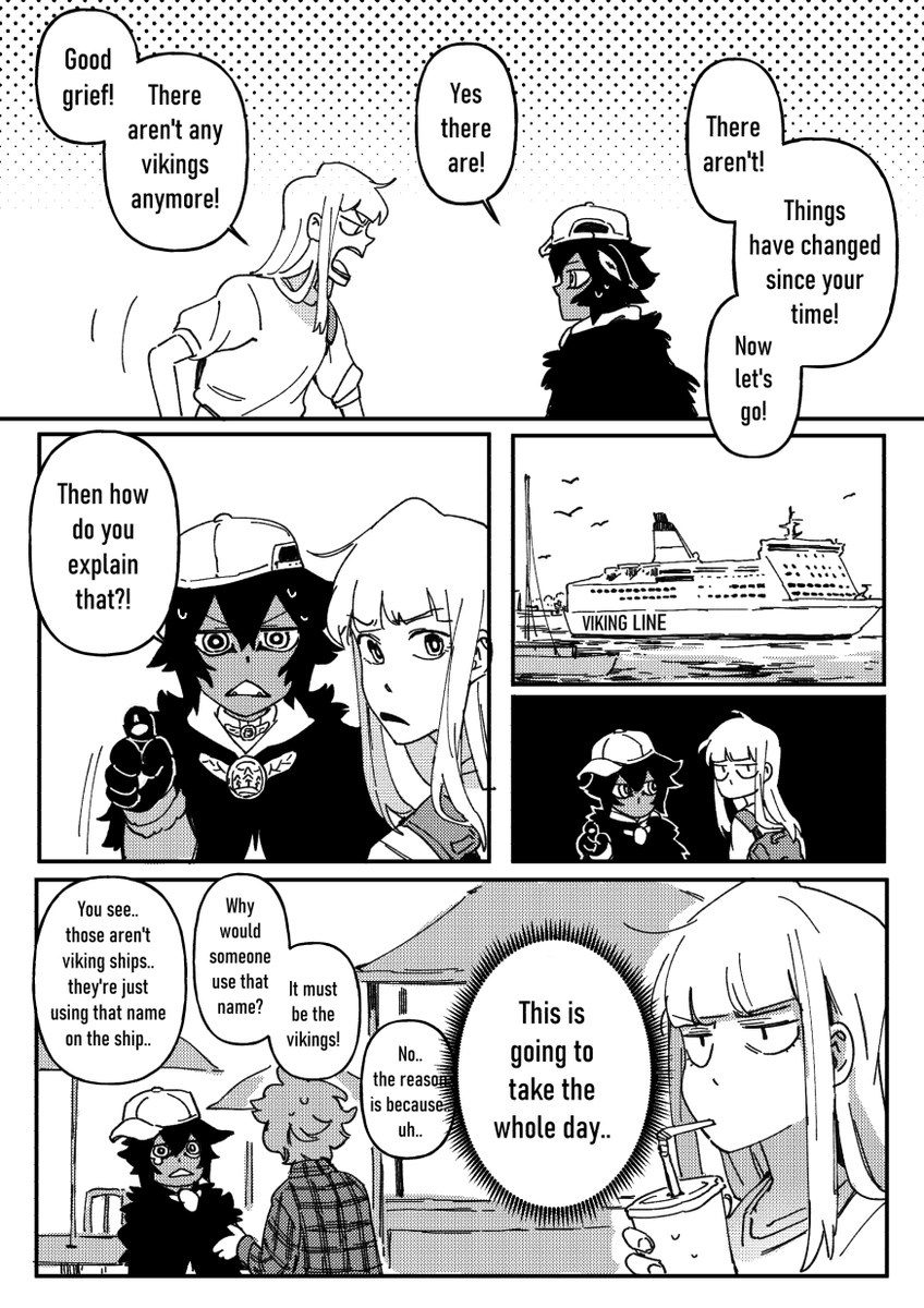 These guys again ? just a short comic to practice drawing black n white comic pages