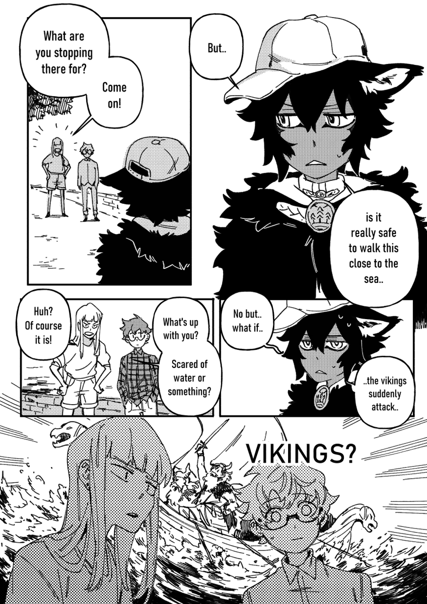 These guys again ? just a short comic to practice drawing black n white comic pages