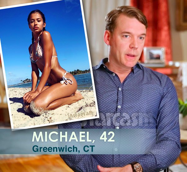 starcasm's tweet photo. #90DayFiance #SPOILER Did 42-year-old Michael Jessen end up marrying his MUCH younger Brazilian model fiancée Juliana Custodio? We've got some #evuhdense! 🕵️‍♀️ https://t.co/qn6dfNpctt https://t.co/8rwNzMMlfY