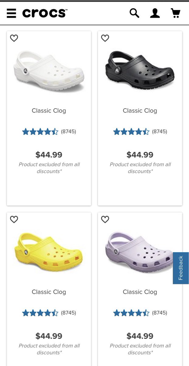 crocs for 10 dollars