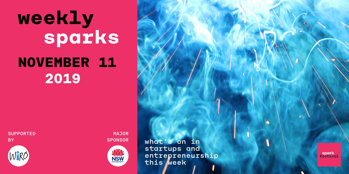 sparkfestivalau's tweet photo. Check out #weeklysparks and don't miss out on the events this week for startups and entrepreneurs, featuring @Nextdoor @SiobhanMoylan2 @EY_Australia @TheStudioAu @thoughtworks and many more!
Read >>> https://t.co/GKTARgt5SW
#eventsinSydney #NSW #startups #tech #community https://t.co/MwwLShlYhj