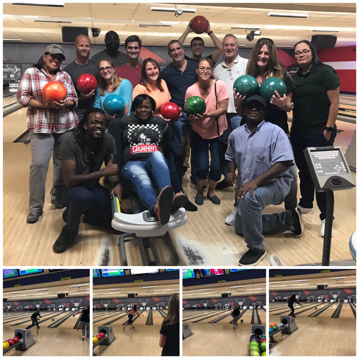 Had a great night taking the DH Team our to dinner and bowling! Thanks for all you do!! #OneTeam #teambuilding #lotsoflaughter @curtisTHD <a href="/THDSMLisa/">Lisa Holzhauser</a> <a href="/sammie4974/">Samantha George</a> <a href="/Mary05420472/">Mary Heard @hd6349</a>