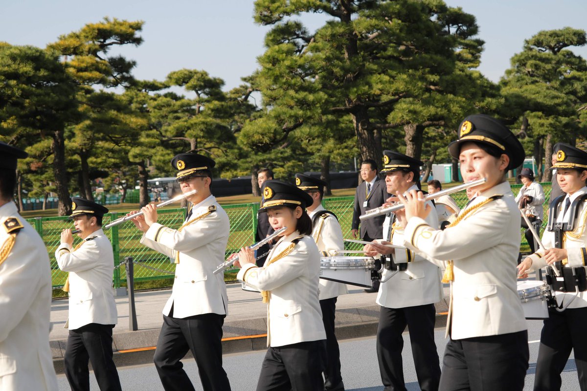 祝賀パレード に音楽隊オールスター勢揃い！ 自衛隊・消防・警察