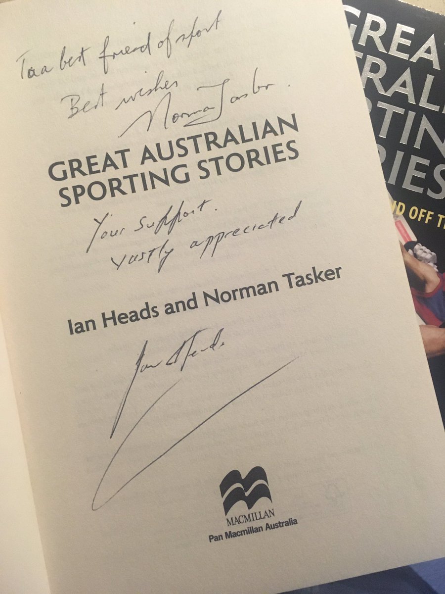 SportsBFs's tweet image. WIN! 
We have a free copy of ‘Great Australian Sporting Stories’ signed by the authors, and we want to give it to you. Simply retweet the episode tweet to enter.