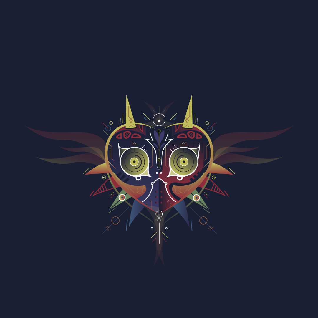 Majora's Mask 
#illustration #vector #zelda