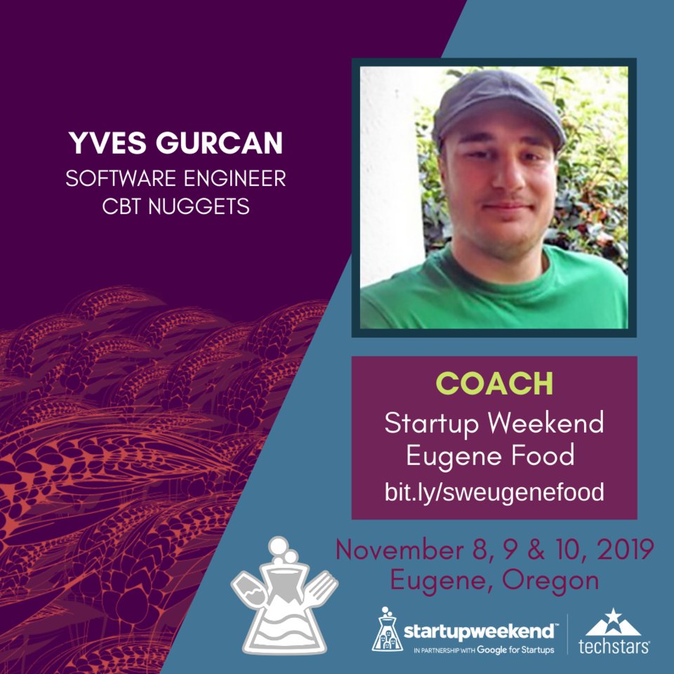 Many ideas need software support, and Yves, a software engineer at CBT Nuggets, is helping our participants with that side of things. Thank you Yves!