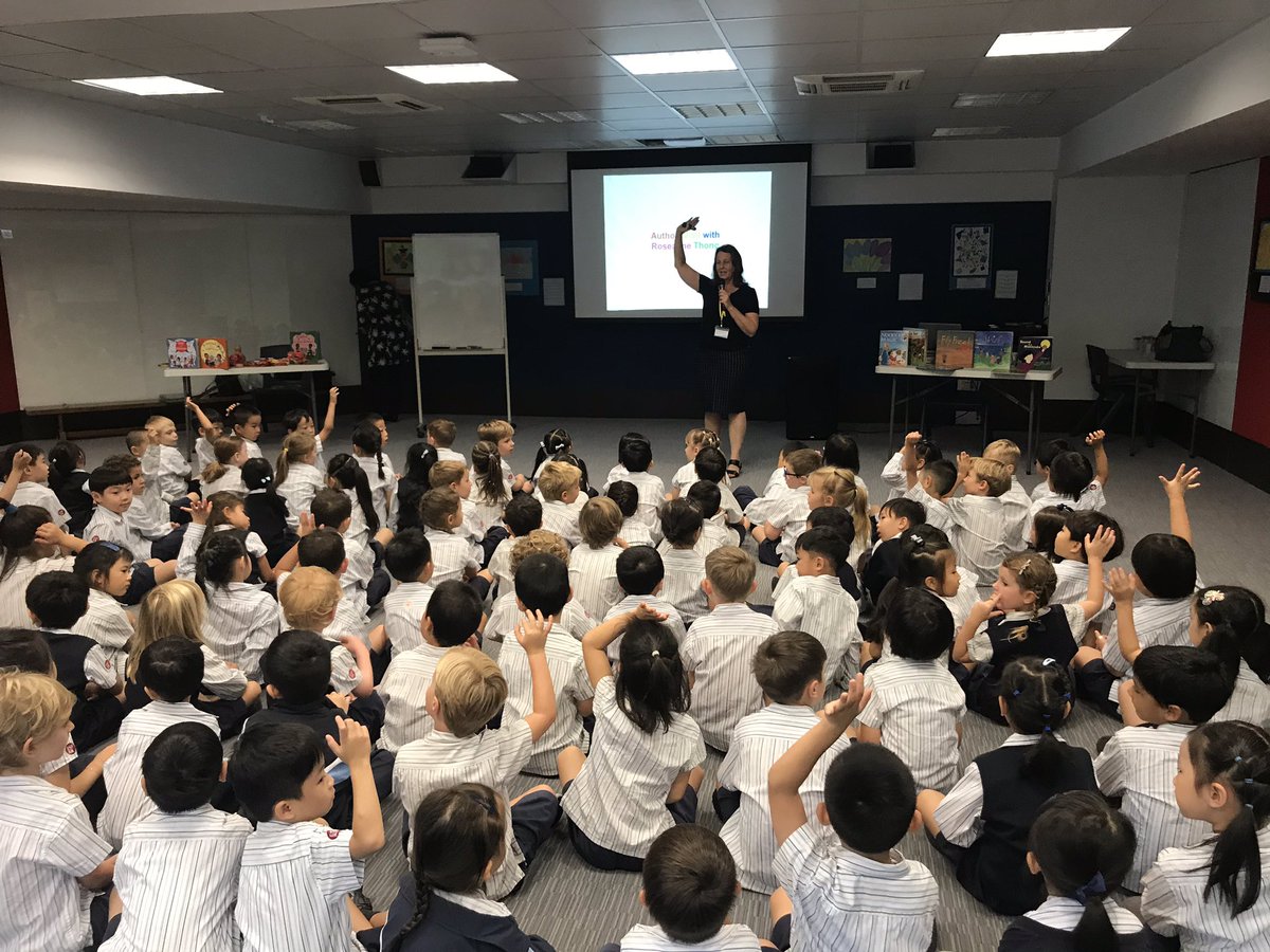 cwbshk's tweet photo. Enjoying our author visit Roseanne Thong at CWBS today. #celebrations #visitingauthor #creativity https://t.co/eAB5bRiV6b