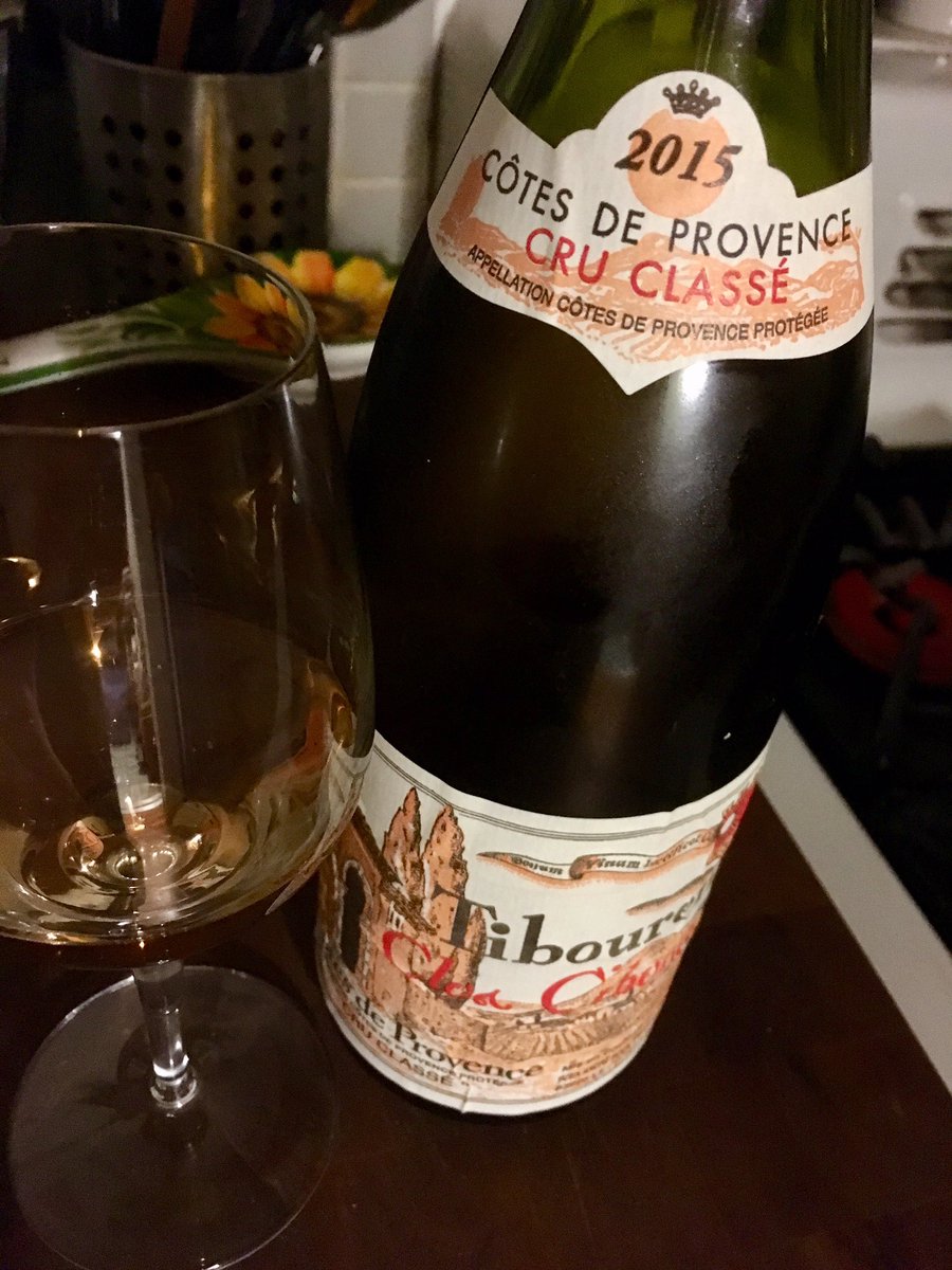 Perennial favourite from Provence: ‘15 @cibonne made from regional #Tibouren grape – flor friendly, age worthy rosé but I’m impatient, it never lasts long in the bottle…
