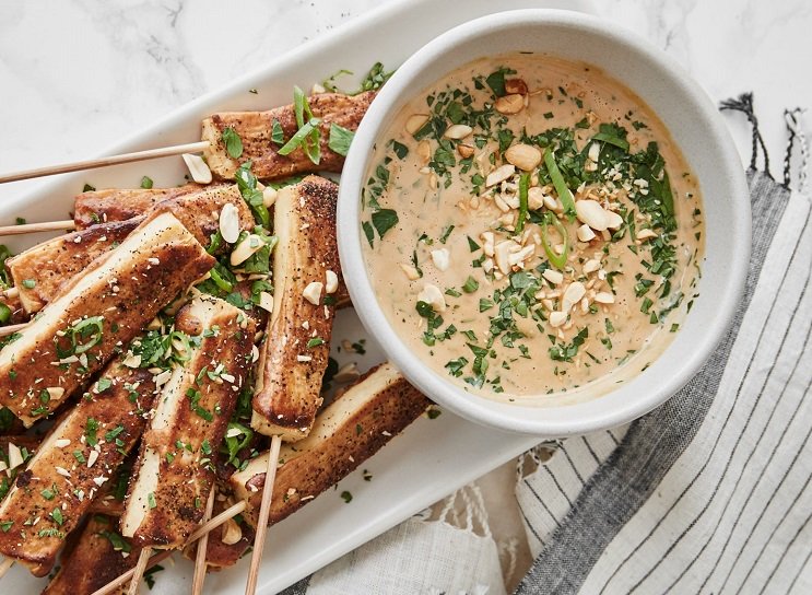 thevegetariandi's tweet photo. Tofu Satay with Cilantro-Peanut Sauce
#Healthyfoods #Recipes #Healthyrecipes #Recipestocook
Learn the recipe here: https://t.co/e4gN19J70H https://t.co/xs0WmM971z
