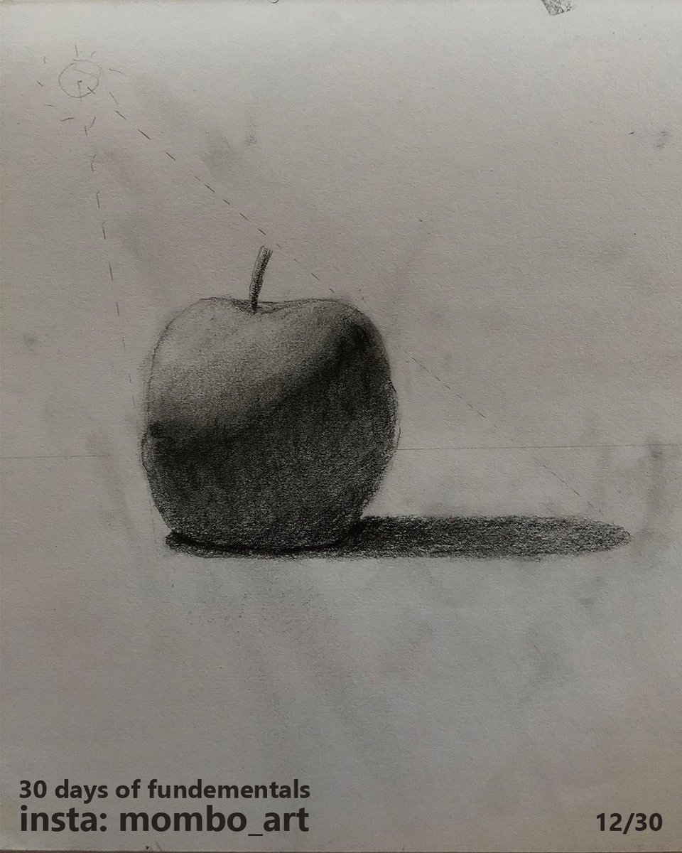 Day 12I watched this video and tried to follow along and create an apple.