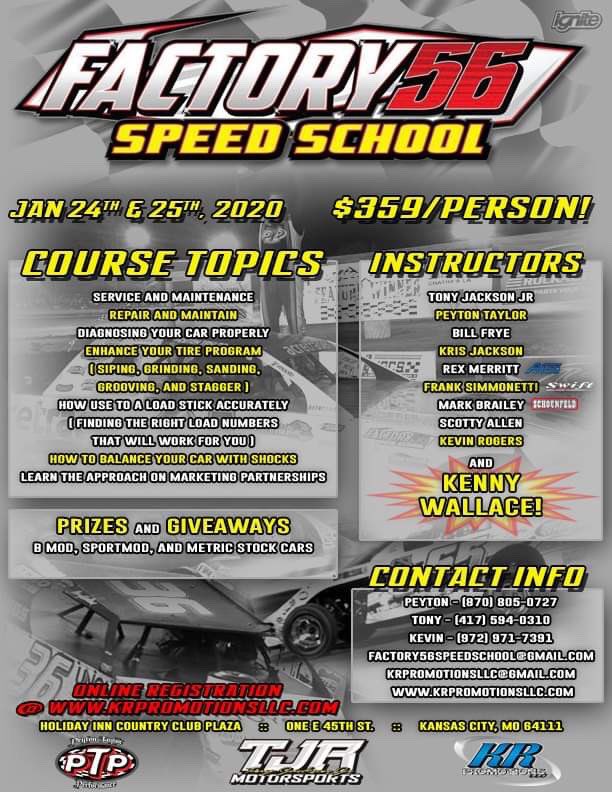 Speed up your learning curve &amp; gain a large amount of knowledge for less than a drum of fuel! #factory56speedschool