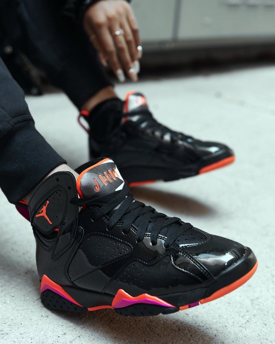 air jordan 7 retro black gloss