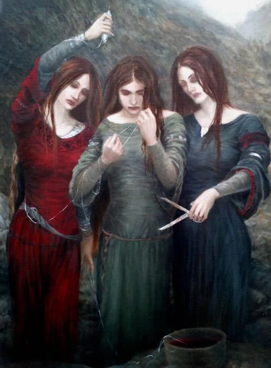 Another story says that the three Fates invented the five vowels and the letters B and T.In Greek mythology, the Fates were three goddesses who shaped people's lives. They determined how long a man or woman would live.