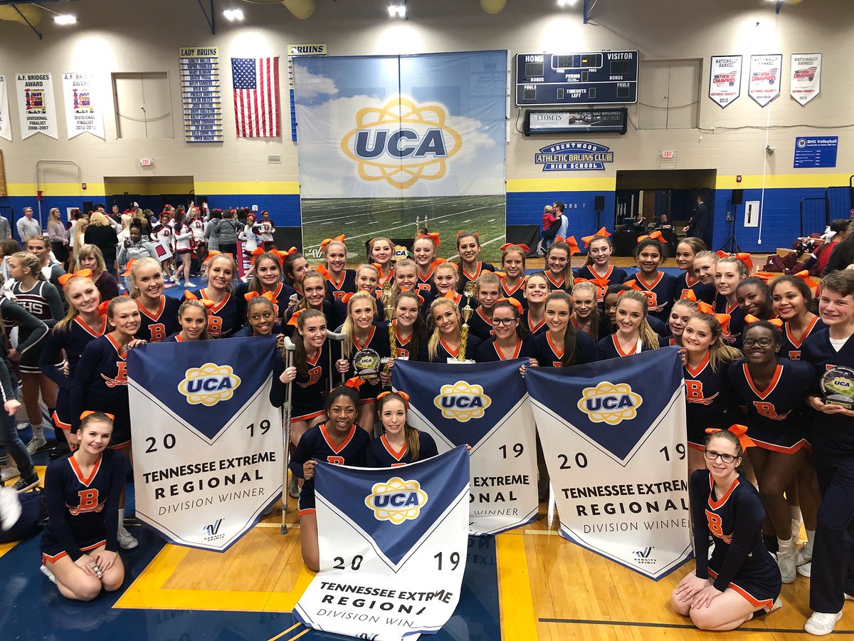 BeechCheer's tweet photo. FOUR FOR FOUR! 💙🧡 Not only did The Beech Cheerleading Program receive FOUR bids to the 2020 UCA High School Nationals, but all FOUR teams received FIRST PLACE!!!! JV Non Tumbling⚪️, Super Varsity Game Day🟠, JV Game Day, and Medium Varsity. @UCAupdates #BeechCheerleading #4FOR4 https://t.co/Ed8nqmPtxL