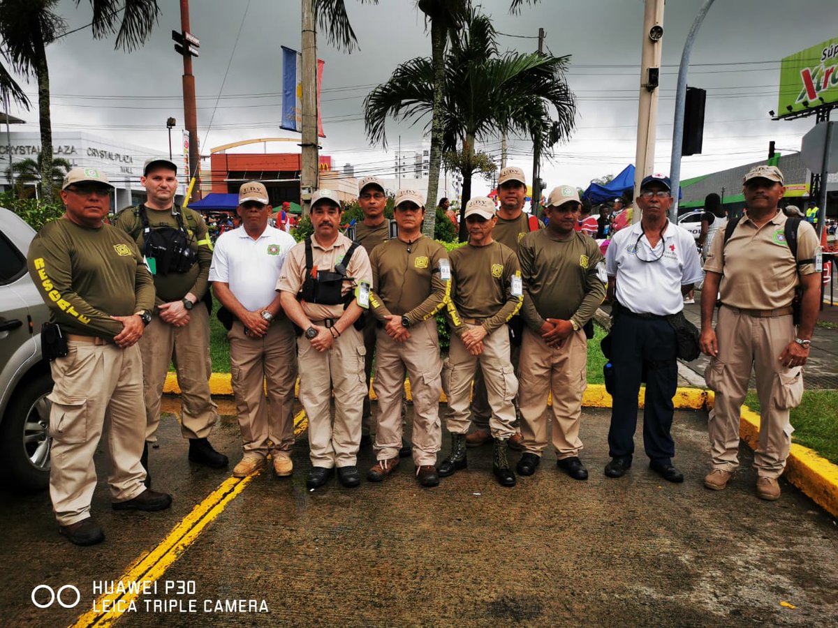 La unidad Delta Voluntario termina operativo de apoyo en el desfile cívico y folclorico de juan dias
