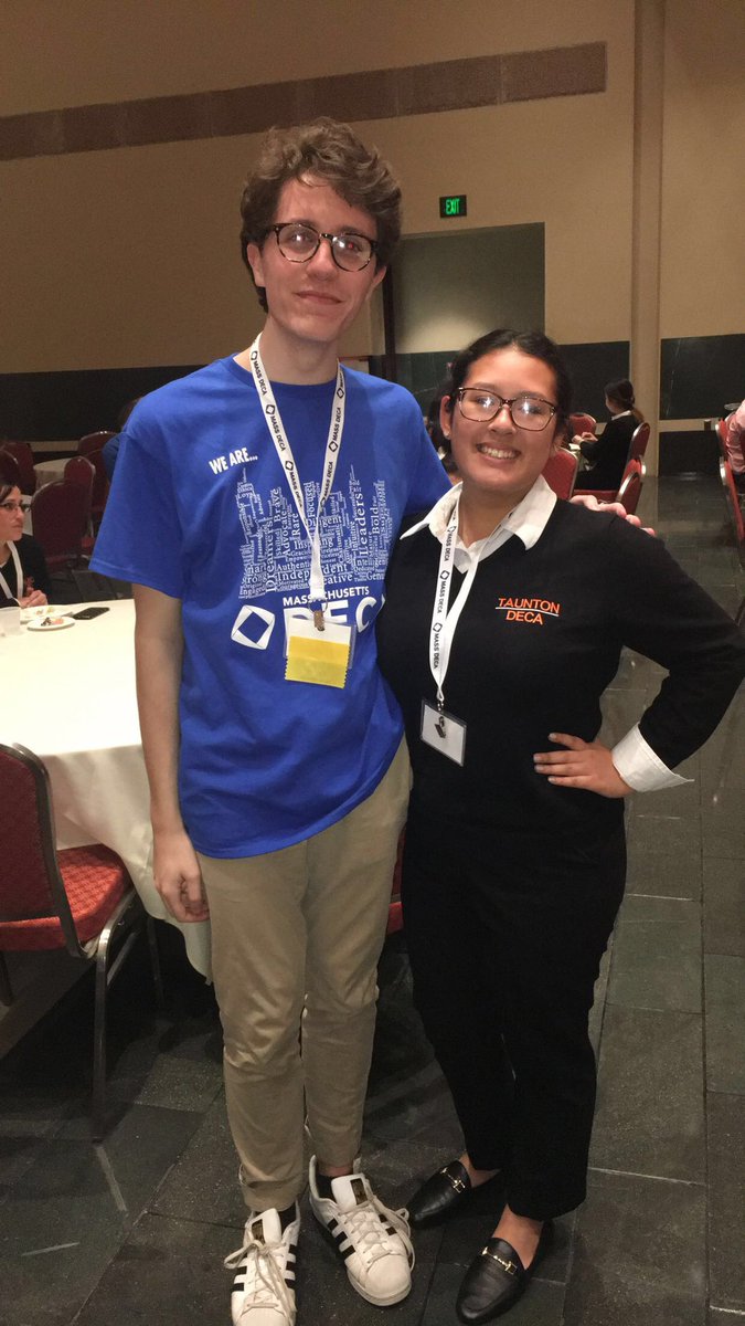 DecaTHS's tweet image. #DECAMONTH DAY 10! Our favorite DECA T-shirt, designed by Taunton high student Amy Perez! #deca #massdeca #design