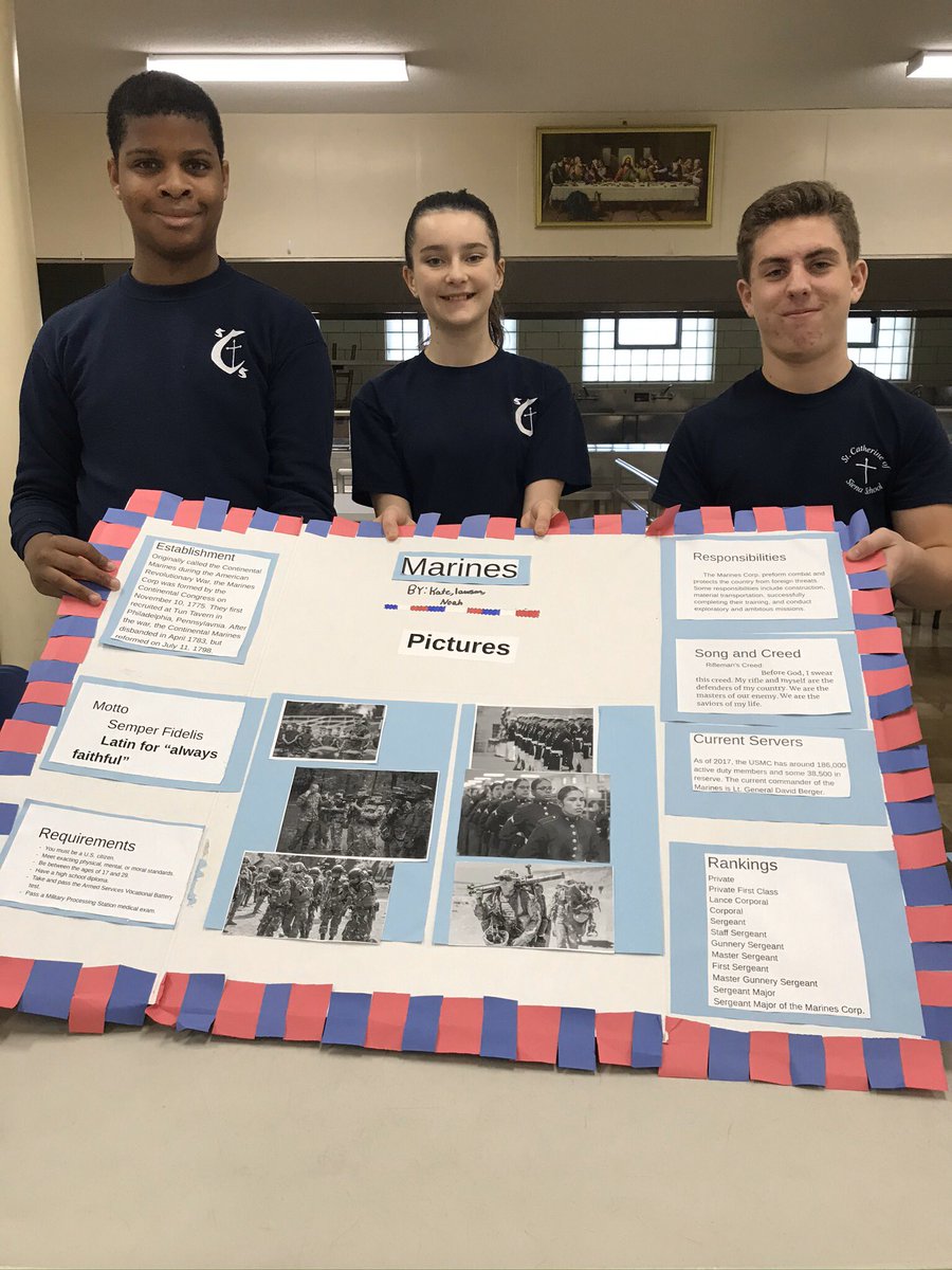 falcone103's tweet photo. #LastWeek the 8th graders @scsnorwood were busy researching the armed forces to prepare for our #VeteransDayEvent #HonoringHeroes https://t.co/aC1qYCfqE8